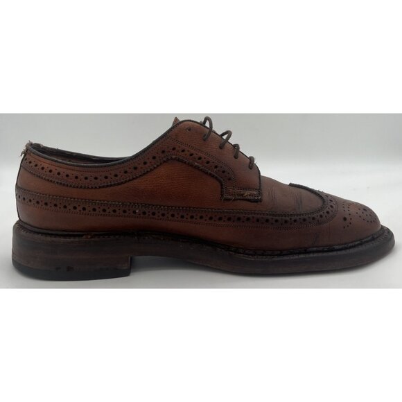 Vintage Florsheim Royal Imperial 93602 Longwing Wingtip Dress Shoes Men’s 8C - Picture 6 of 12